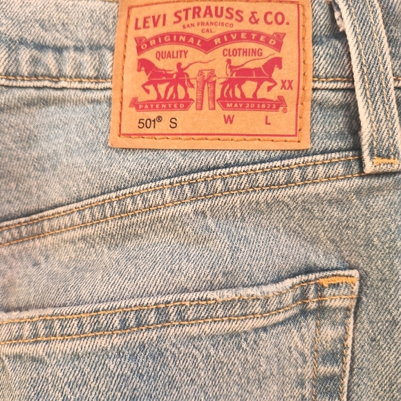 EUC Levi's 501 Skinny, Size 29 - Picture 7 of 10